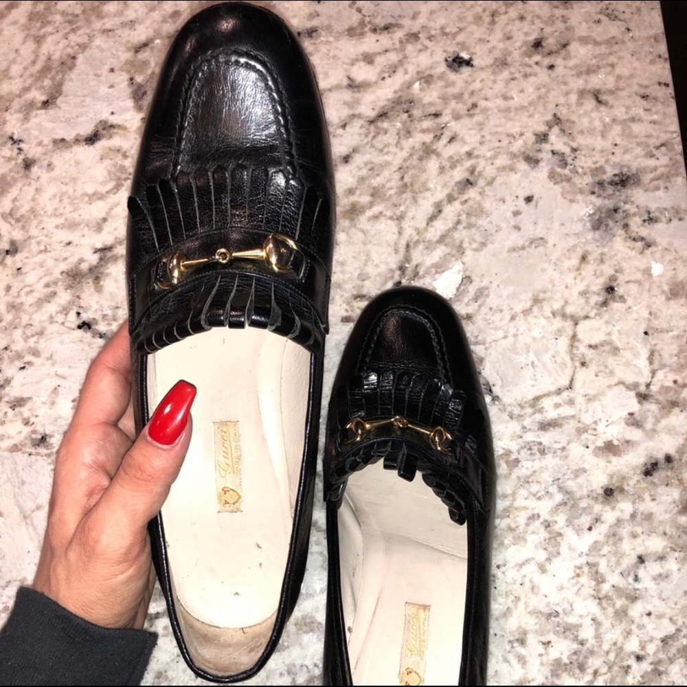 Authentic Gucci Leather Loafer
